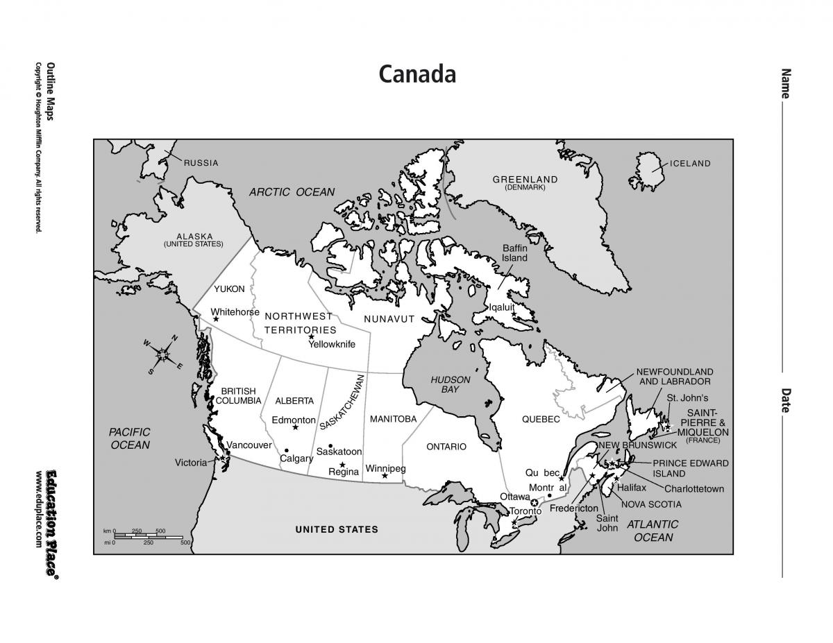 Mapa ng Toronto sa canada