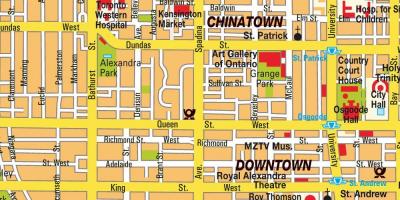 Mapa ng Chinatown Ontario