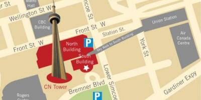 Mapa ng CN tower