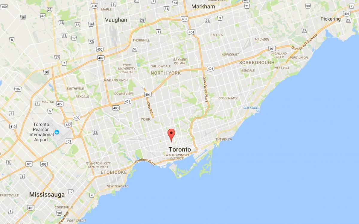Mapa ng university campus Toronto