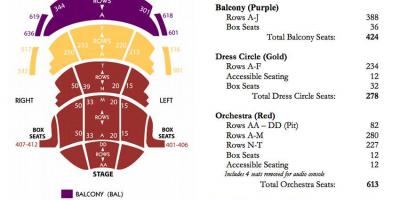 Mapa ng Pamumuhay Arts Centre seating