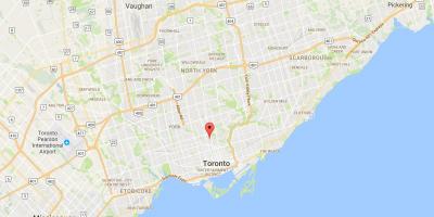 Mapa ng Demokratikong distrito Toronto
