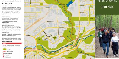 Mapa ng Evergreen Brickworks Toronto