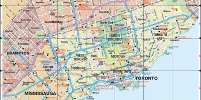 Mapa ng Expressways Toronto