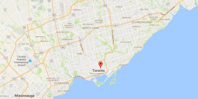 Mapa ng Hardin Distrito Toronto