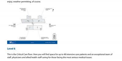 Mapa ng Humber Ilog Ospital antas 5