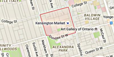 Mapa ng Kensington Market