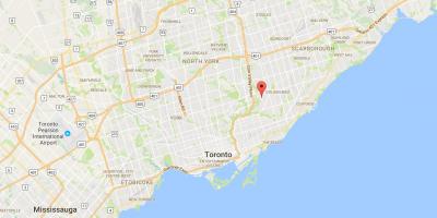 Mapa ng London distrito Toronto