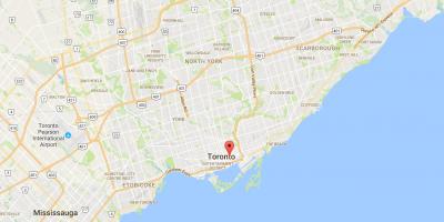 Mapa ng Lumang Bayan ng distrito Toronto