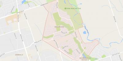Mapa ng Morningside Taas kapitbahayan Toronto