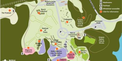 Mapa ng RBG Arboretum