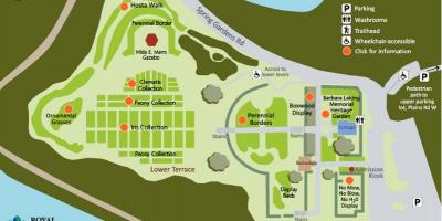 Mapa ng RBG Laking Garden