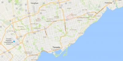 Mapa ng Tam O'Shanter – Sullivandistrict Toronto