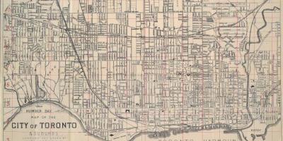 Mapa ng Toronto 1902