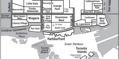 Mapa ng Toronto Kapitbahayan gabay