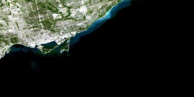 Mapa ng Toronto satellite
