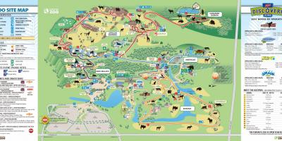 Mapa ng Toronto zoo