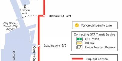 Mapa ng trambya line 509 Harbourfront