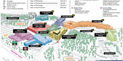 Mapa ng university of Toronto, Scarborough campus